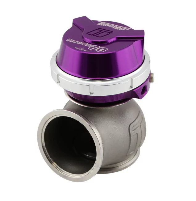 Turbosmart GenV PowerGate60 14 PSI (0.97 Bar) - Morado - Wastegate de alto rendimiento