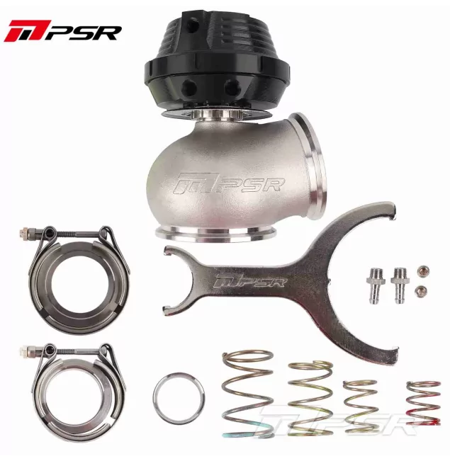 Pulsar PSR New Generation Wastegate 60mm V-Band External Wastegate Black