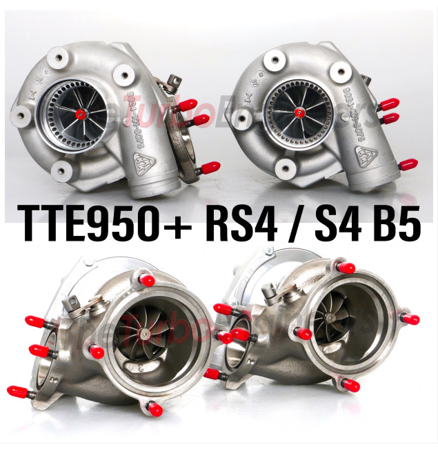 TTE950+ Upgrade-Turbolader für Audi S4 & RS4 B5 2.7 Biturbo – Über 1000 PS Leistung