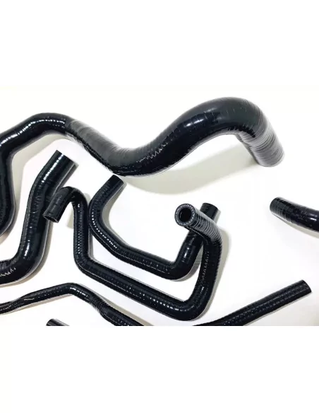 1.8T Kühlwasser Silikonschlauchkit Schwarz – 12-teilig mit V2A Schlauchschellen für Audi S3, TT, Seat Leon (BAM, AMK, APY, BFV,