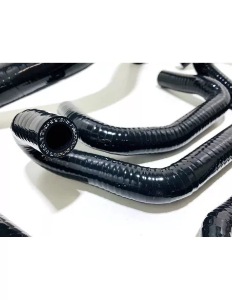 1.8T Kühlwasser Silikonschlauchkit Schwarz – 12-teilig mit V2A Schlauchschellen für Audi S3, TT, Seat Leon (BAM, AMK, APY, BFV,