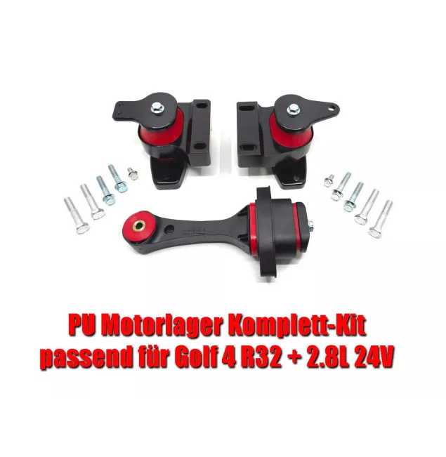 Motorsteun versterkt PU 85 Shore voor VW Golf 4 R32, Bora, Seat Leon, Audi TT 8N