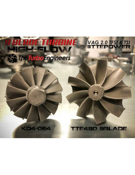 TTE480+ 2.0l TFSI EA113 Turbocompresor híbrido para VW Audi Seat Skoda