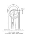 Garrett G42-1200 Compact 1,28 A/R / T4 Twin / Turbolader 879779-5006S - 879779-5006S - 5