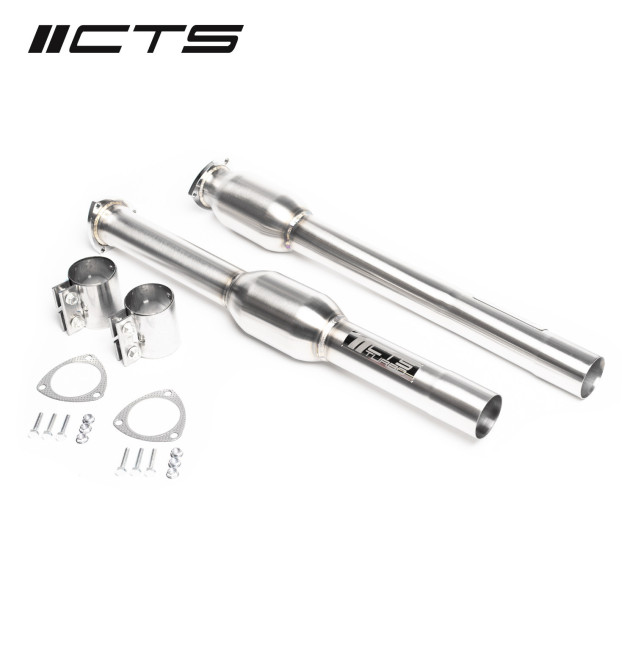 CTS Turbo Pipes centrales catalysées pour Audi RS3 & TTRS - 200 cellules catalytiques