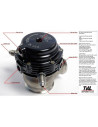 Tial MVS 38mm Gen.2 Wastegate Wassergekühlt V-Band MVS - 339984423 - 4