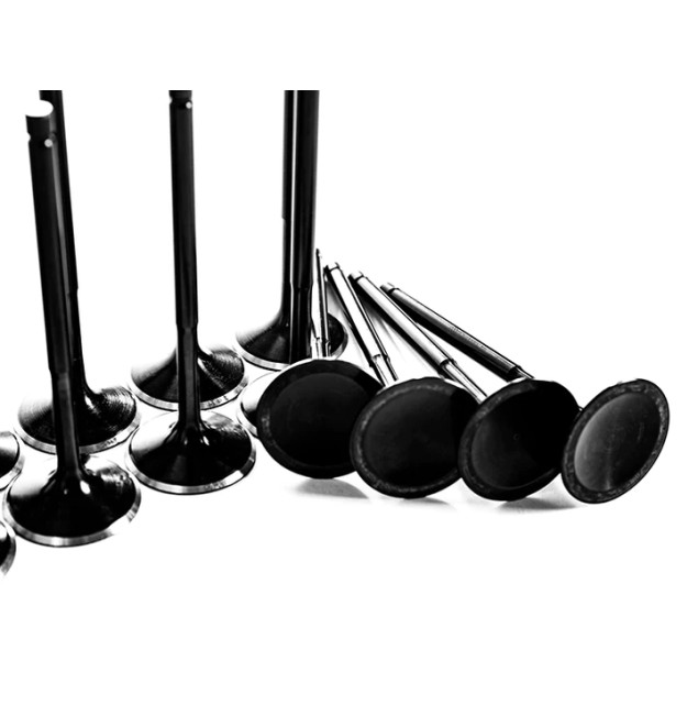 Supertech Mazda Miata 1.8L Black Nitrided Intake Valve - +1mm Oversize - Set of 8 main image 0