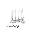 3.2l 24V R32 Inconel Auslass Ventil Set Supertech VW Golf 4 5 - VWEVI-1044SS - 1