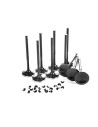 VR6 12V Black Nitrided Auslass Ventil Set Supertech AAA ABV Golf 3 - VWEVN-1007-6 - 1