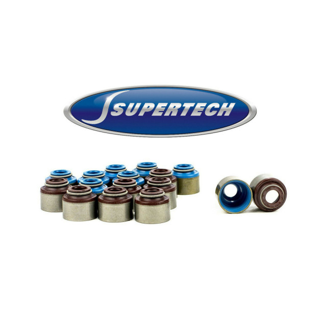 Supertech Junta de vástago de válvula de escape de Viton 6mm para motores VW/Audi EA113, EA888 y EA855