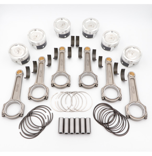 VR6 24V JE Piston and Eurospec I-shaft connecting rod kit turbo