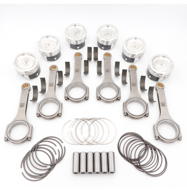 VR6 24V Turbo Set - JE Pistons & K1 Kit de bielle à queue en H