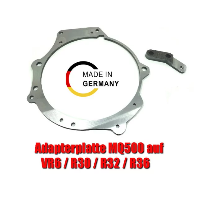 Adapter plate for DQ/MQ500 transmission to VR6 R30/R32/R33/R36 - 4-Motion Turbo