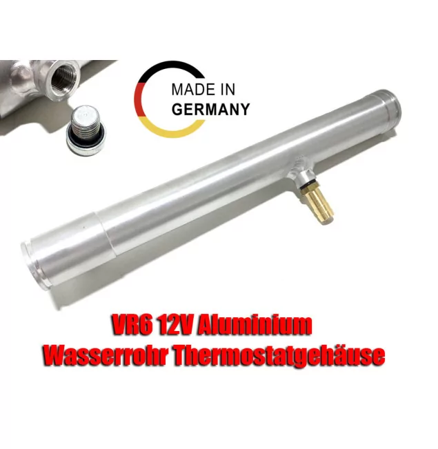 Wasserrohr aus Aluminium VR6 12V für VW Golf 3, Vento, Passat, Corrado, T4