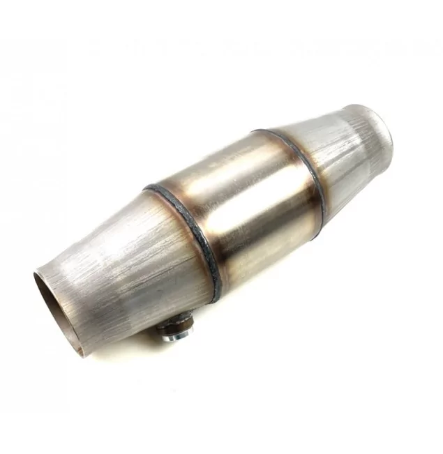 200 Zeller racing catalytic converter - high flow catalytic converter, 120mm/76mm, up to 650 hp