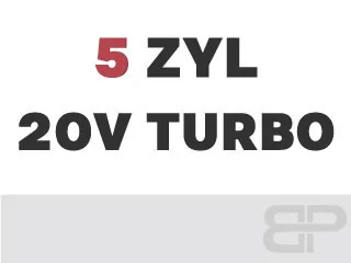 5 cilindros 20V turbo